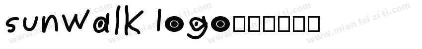 Sunwalk Logo字体转换